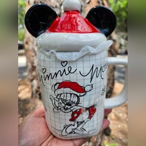 Mickey&Minnie Christmas mug/ topper